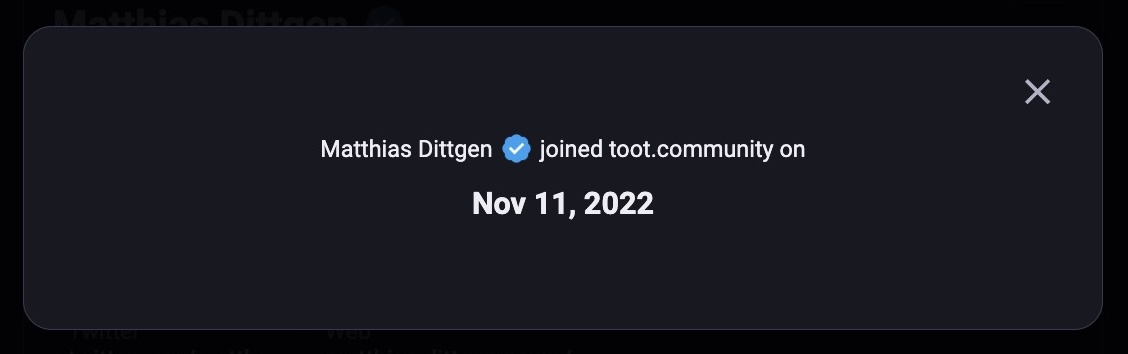 My join date on toot.community
