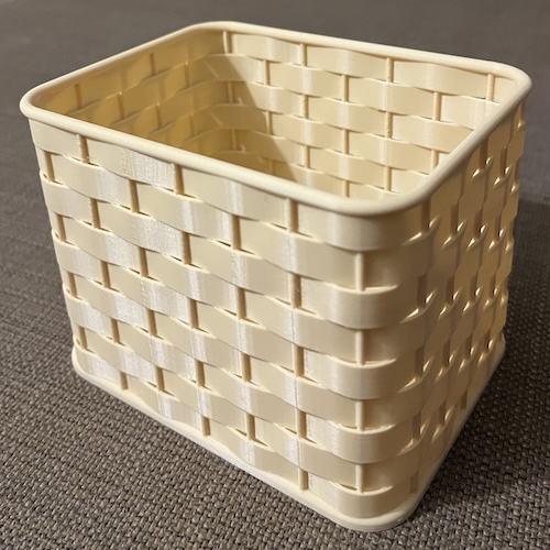 Rectangular basket