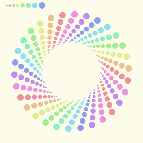 Dot Lines Circle